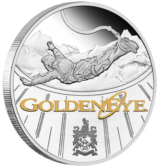 Tuvalu James Bond 007 GoldenEye 1 oz Plata 2020