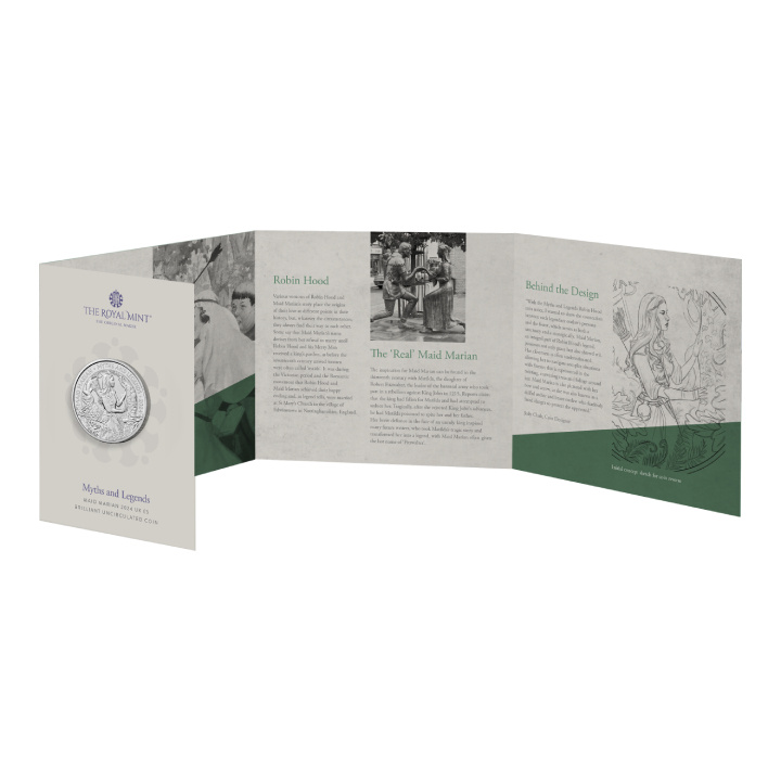 Myths & Legends: Maid Marian £5 Miedzionikiel 2024