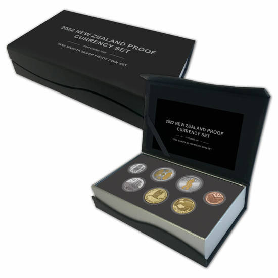 Set New Zealand Proof Currency 2022 Proof