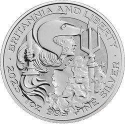 Britannia and Liberty 1 uncja Srebra 2025