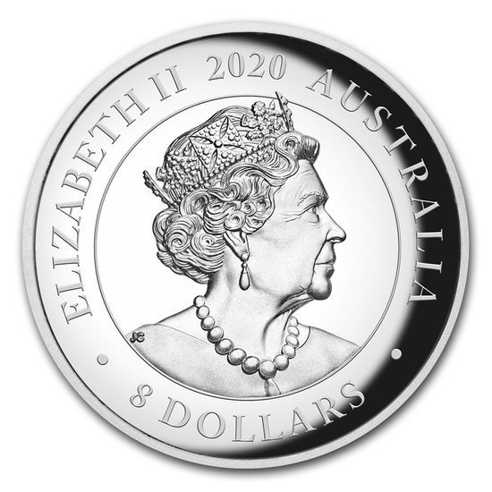 Labuť 5 uncí stříbra 2020 Proof