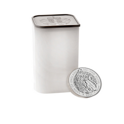 The Royal Tudor Beasts: Lion of England 2 oz Silver 2022