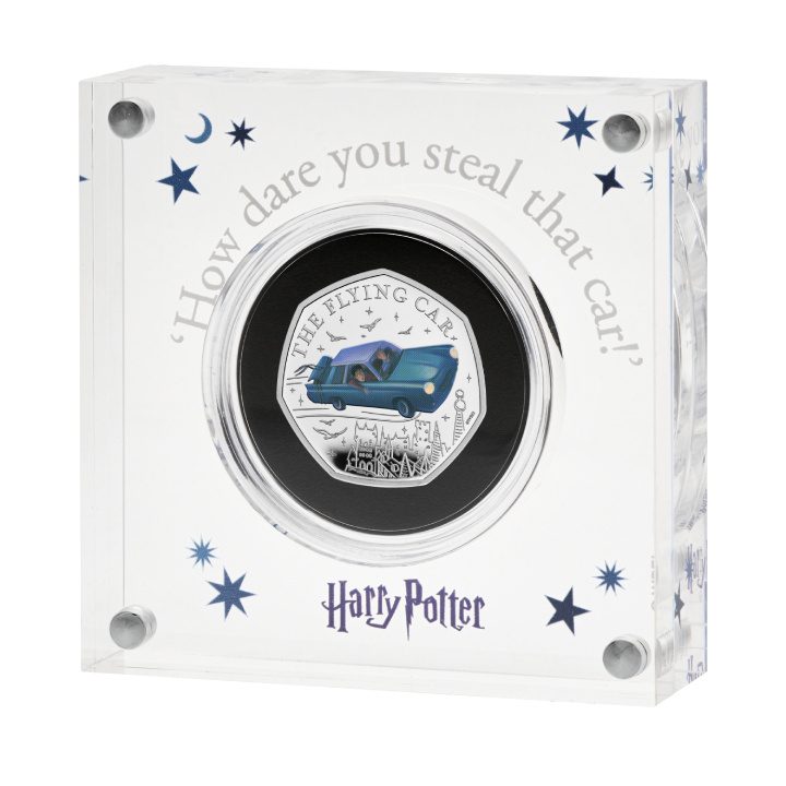 Harry Potter: Black Lake de color 50p Plata 2024 Proof