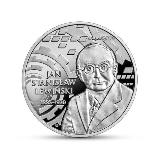 Marii Economiști Polonezi Stanisław Lewiński 10 lei Argint 2022 Proof