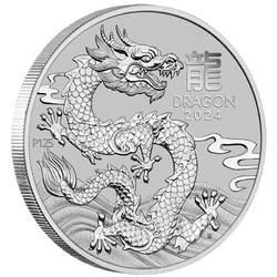 Perth Mint: Lunar III - Rok Smoka 1 uncja Platyny 2024