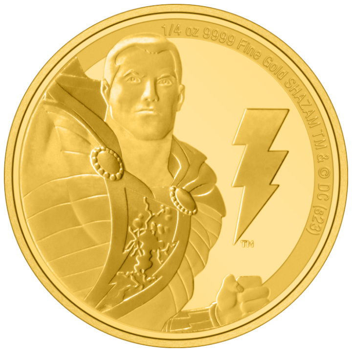 Niue: DC Comics - Shazam 1/4 oz Gold 2023 Proof