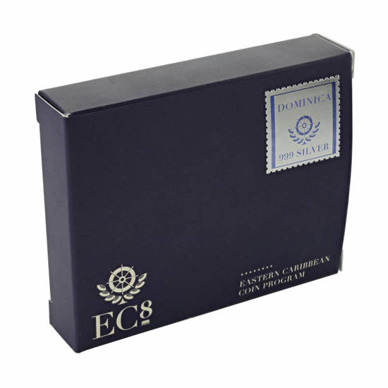 Dominique : The Nature Isle colorée 1 once d'argent 2018 Proof