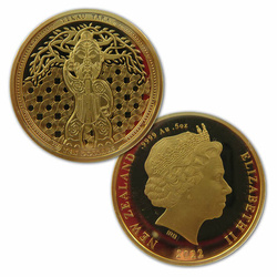 Zestaw 2 monet Tane Mahuta 2 x 1/2 uncji Złota 2022 Proof