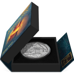 Niue: The Lord of the Rings - Helm's Deep 3 oz Silber 2022 Antique Finish