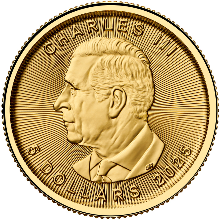 Canadian Maple Leaf 1/10 oz Gold 2025
