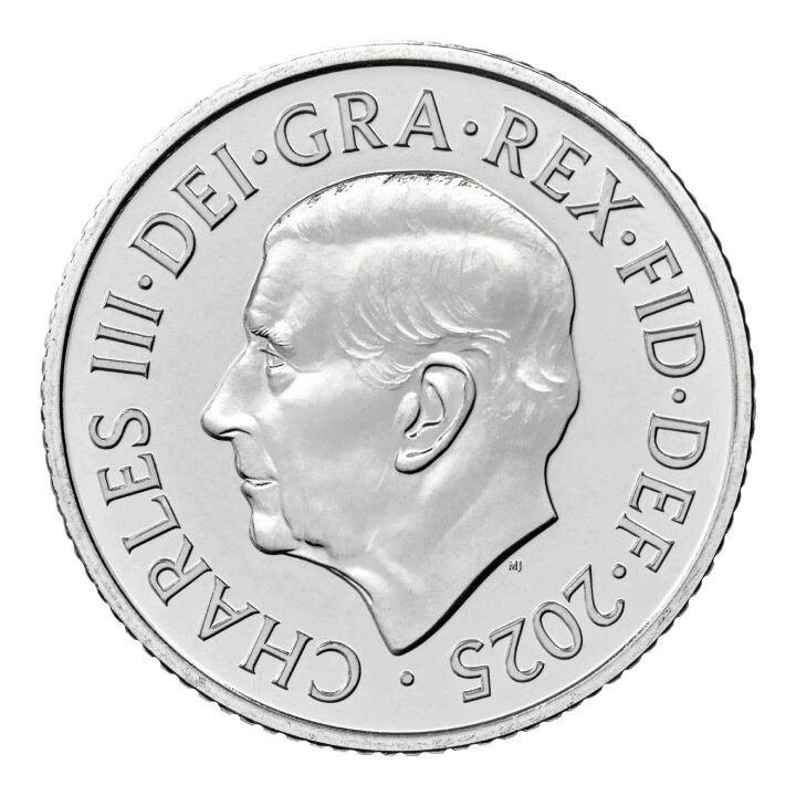 Lote de 8 monedas de cobre Reino Unido Definitive 2025