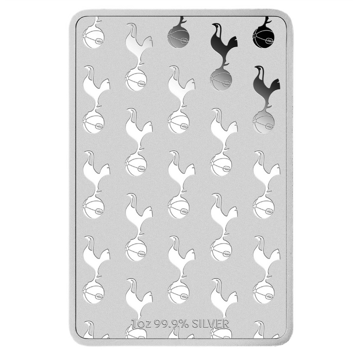 Tottenham Hotspur Europa League 2025 Campeones, 1 onza de plata coloreada 2025