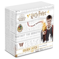 Niue: Harry Potter Classic – Zlatá snitch 1/4 unce zlata 2022 Proof
