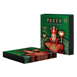 Lingotto Asturmint: Poker Cards - Re di cuori colorato 2 once d'argento 2024 Antique Finish