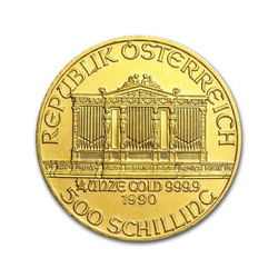 Filarmónica de Viena 1/4 oz Oro 1990