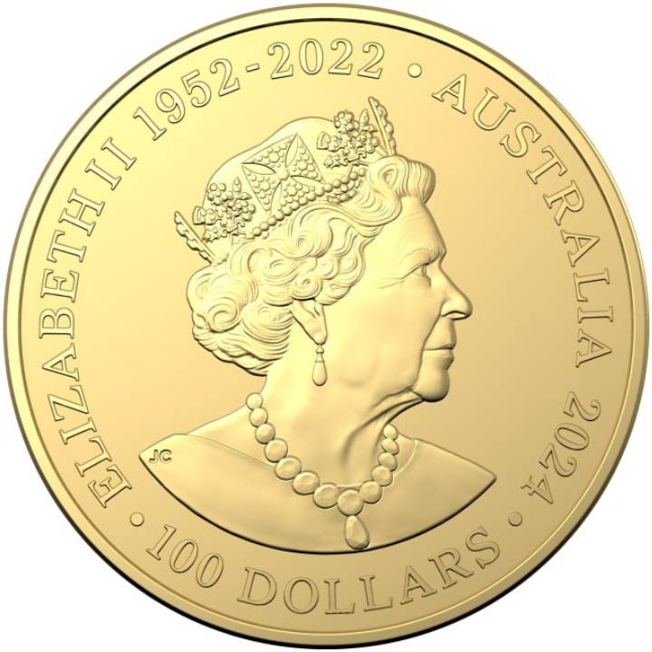 Las criaturas más peligrosas de Australia: la Serpiente Tigre 1 oz Oro 2024