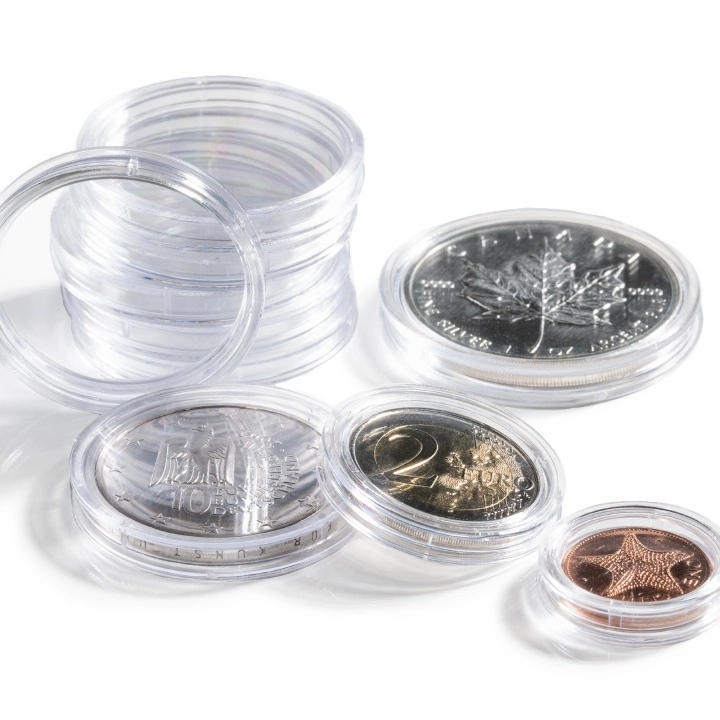 Leuchtturm - Capac din plastic pentru monedă 22 mm 100 bucăți