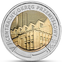 Découvrez la Pologne - Zone industrielle centrale 5 zł 2017