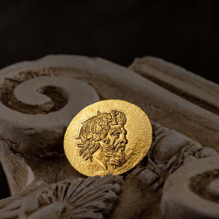 Cook Islands: Ancient Greece - Pan "Panticapaeum" 0,5 grama Złota 2023 Silk Coin