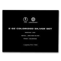 Niue: Godzilla vs. King Kong 1 oz Silver 2-Coin Set 2021 Colorized