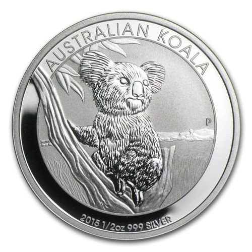 Koala 1/2 uncji Srebra 2015