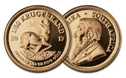Krugerrand 1/50 unce zlata 2017 (50. výročí)