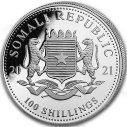 African Wildlife: Leopard 1 oz Silver 2021