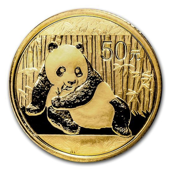 China Panda 1/10 oz Gold 2015