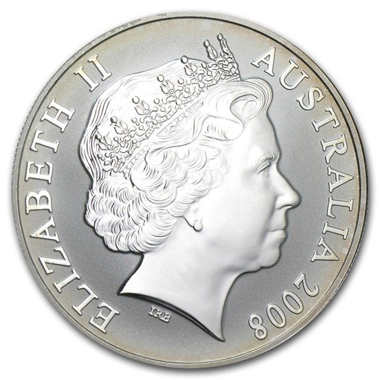 Australijski Kangur 1 Uncja Srebra 2008