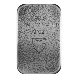 Barra de Plata Germania Mint: Gods – Njörðr Coloreada 2 Onzas de Plata 2025 Acabado Antiguo