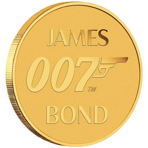 Tuvalu: James Bond 007 0,5 gramu zlata 2021