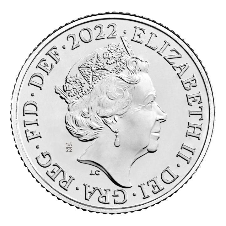 Set di 10 monete Her Majesty Queen Elizabeth Rame-nichel 2022