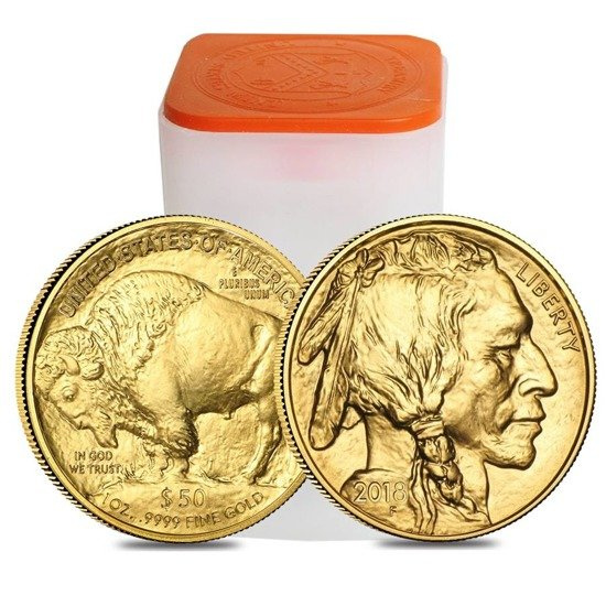 Bisonte americano 1 oncia d'oro 2018