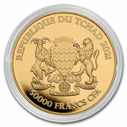 Chad: Mandala Warthog Mandala Warthog 1 oz Oro 2021