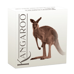 Australian Kangaroo 2 oz Silver 2025 Gilded Reverse Proof Coin