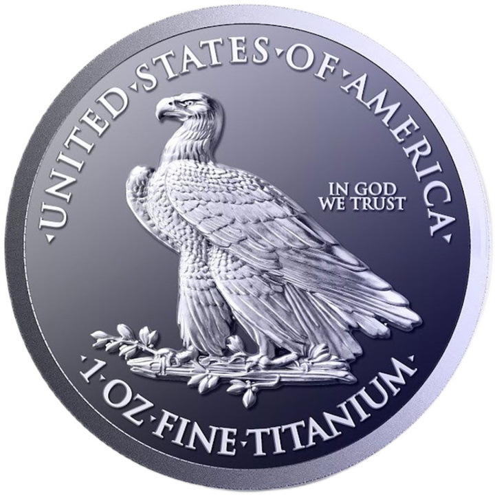 Titanmedaille Statue of Liberty 1 Unze Titan 2027