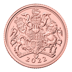 Reino Unido: 1/2 Soberano Isabel II 2022