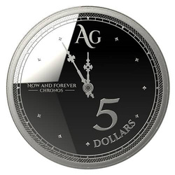 Tokelau: Chronos 1 oncia d'argento 2019 Prooflike