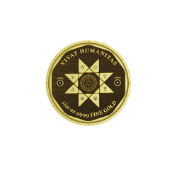 Tokelau: Vivat Humanitas 1/10 oncia d'oro 2022 Prooflike