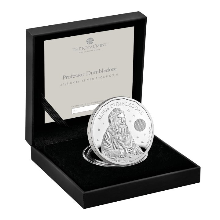 Harry Potter: Albus Dumbledore 1 oz Plata 2023 Proof