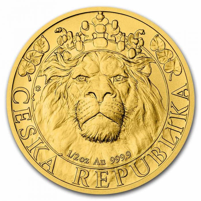 Niue: Czech Lion 1/2 uncji Złota 2022