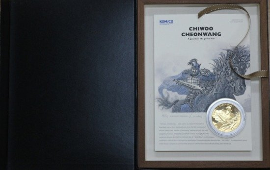 Chiwoo Cheonwang 5 uncji Złota 2018 Proof