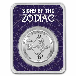 Tokelau: Zodiac Series - Sagittarius 1 oz Silver 2022 Slab