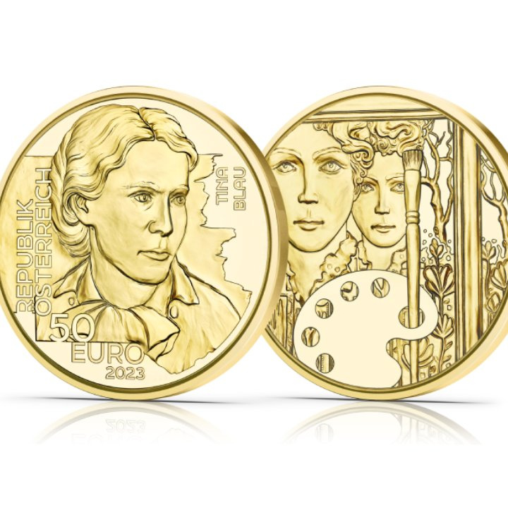 Tina Blau - Pintora 1/4 oz Oro 2023 Proof