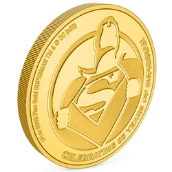 Niue : DC Comics - 85e anniversaire de la bande dessinée Superman 1/4 once d'or 2023 Proof