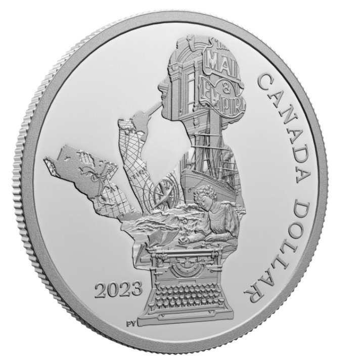 Canada: Kathleen “Kit” Coleman: Pioneer Journalist Silver 2023 Proof Coin