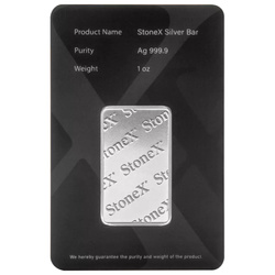 Sztabka StoneX Bullion 1 uncja Srebra