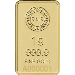 1 gram Goldbarren Unsortierbar 