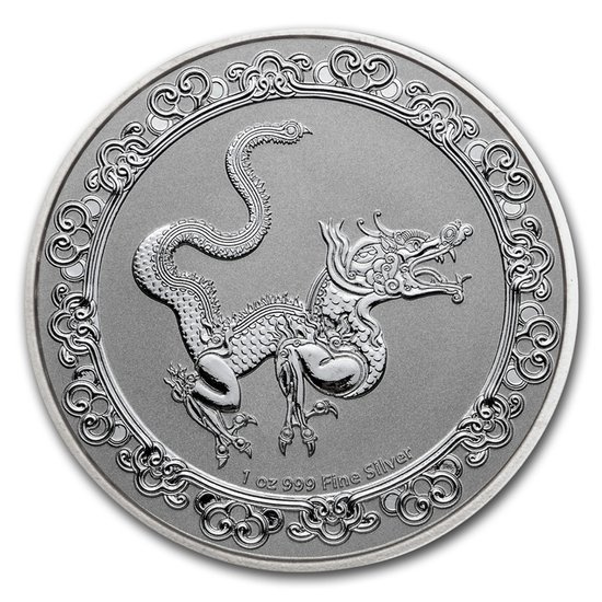 Niue: Celestial Animals - Die Gelbe Schlange 1 oz Silber 2020