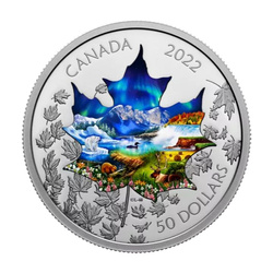 Canada: Canadian Collage colorized 3 oz Silber 2022 Proof